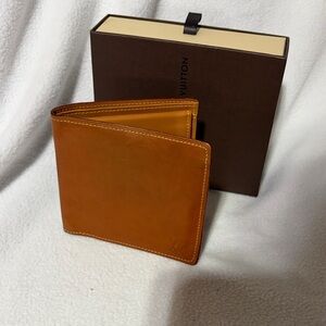 Louis Vuitton Brown Leather Card Holder